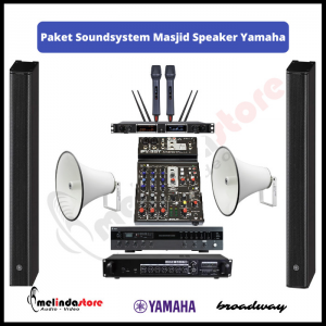 Paket Masjid Indoor Outdoor Speaker Yamaha VXL1-8 | 50m2